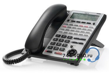 Системный IP телефон NEC IP4WW-24TXH-A-TEL (24 кнопки), черный