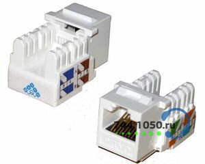 Модуль Keystone Jack RJ-45 (8P8C), категория 6, DUAL IDC SINELLS SNL-dual8p8c6
