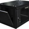 Шкаф настенный 19 дюймов 18U 600х350х901 GYDERS GDR-186035B, стеклянная дверь черный