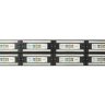 Патч-панель 19" с задним органайзером, 2U 48 портов RJ45 8P8C категория 5е, 110 IDC SINELLS MFG-6852110