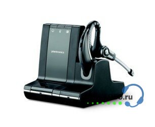 Plantronics W730/A-M-APD80, Savi беспроводная гарнитура PL-W730/A-M-APD80 для стационарного телефона с электронным микролифтом, для MS Lync
