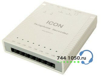 Устройство записи телефонных разговоров ICON TR8 32Gb, 8 каналов записи