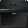 Шкаф настенный 19" 12U 600х600х635 GYDERS GDR-126035B, стеклянная дверь черный