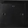 Шкаф настенный 19" 12U 600х600х635 GYDERS GDR-126035B, стеклянная дверь черный