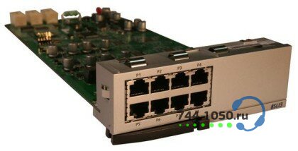 Модуль аналоговых абонентских линий, 8 портов, CID, DTMF-приемники Samsung OfficeServ OS7400B8S3/EUS