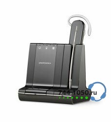 Plantronics W740/A-APD80, Savi, беспроводная гарнитура PL-W740/A-APD80 для стационарного телефона с электронным микролифтом