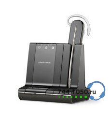 Plantronics W740/A-M-APC82, Savi, беспроводная гарнитура PL-W740/A-M-APC82 с электронным микролифтом для стационарного телефона Cisco, для MS Lync