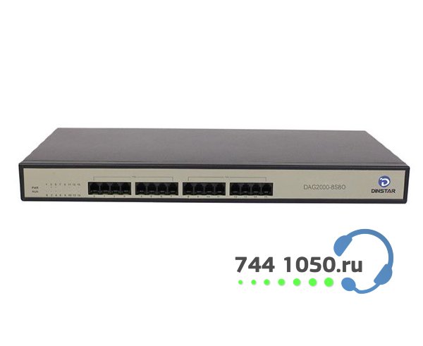DINSTAR DAG2000-8S8O VoIP шлюз