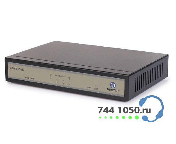 DINSTAR DAG1000-4S4O VoIP шлюз 4 порта