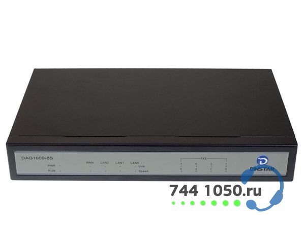 DINSTAR DAG1000-8O VoIP шлюз 8 портов
