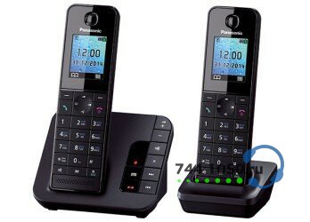Радиотелефон Panasonic KX-TGH222RuB (2 трубки в комплекте)