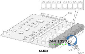 Плата аналоговых телефонов (8SLT) LG-Ericsson L20-SLIB8