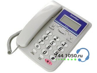 Проводной телефон Колибри KX-818 серый