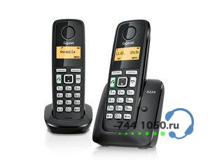 Радиотелефон Siemens Gigaset A220 Duo (с 2 радиотрубками)