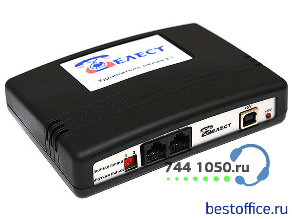 TELEST-LE1 Удлинитель медной линии E1 (ISDN PRI, E1 R2 до 3км)