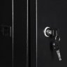 Серверный настенный шкаф 19" 9U 600х450х501 GYDERS GDR-96045BM, металлическая дверь черный
