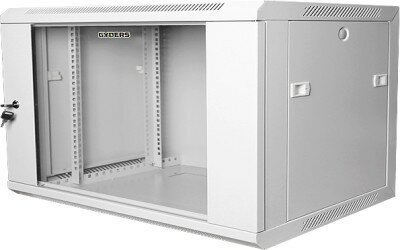 Серверный шкаф 15U 600х600х769 мм настенный GYDERS GDR-156060G, стеклянная дверь серый