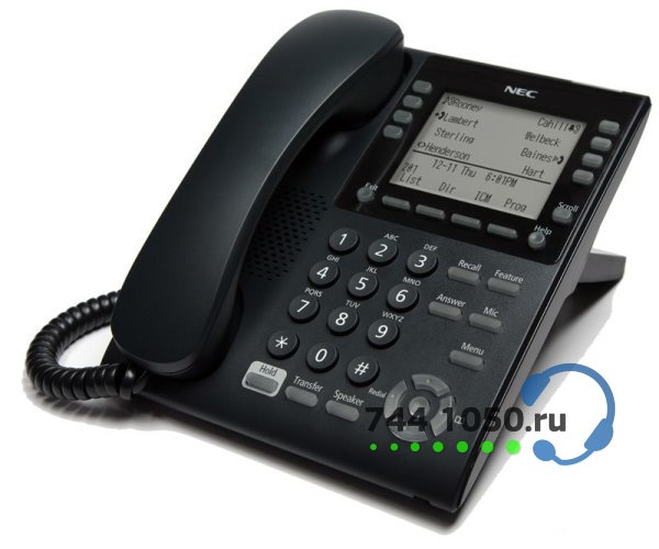 IP телефон NEC ITY-8LDX-1P(BK) TEL