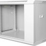 Серверный настенный шкаф 19 9U 600х600х501 GYDERS GDR-96060G, стеклянная дверь серый