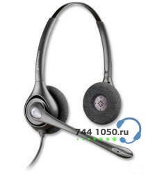 Гарнитура телефонная для аппаратов SNOM, 2 наушника, Plantronics Supra Plus BNC Wideband (PL-HW261N-SN)