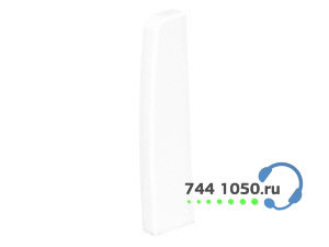 Заглушка для плинтуса 110х20 правая Efapel 10108 ABR
