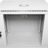 Настенный шкаф 19" 12U 600х350х635 GYDERS GDR-126035G, стеклянная дверь серый