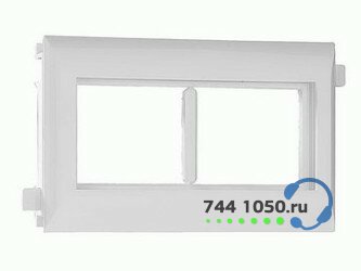 Суппорт двойной под модули 45х45 для крышки 75 мм Efapel 10952 ABR