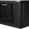 Шкаф настенный 19 12U 600х450х635 мм GYDERS GDR-126045B, стеклянная дверь черный