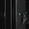 Шкаф настенный 19 12U 600х450х635 мм GYDERS GDR-126045B, стеклянная дверь черный