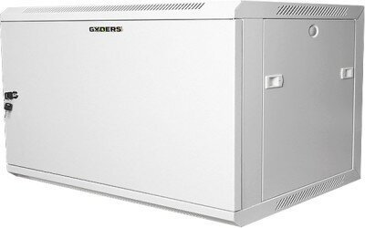 Шкаф настенный 19 15U 600х600х769 GYDERS GDR-156060GM, металлическая дверь серый