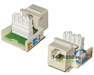 Модуль Keystone Jack RJ-12 (6P4C), категория 3, 110 IDC SINELLS SNL-1106p4c3